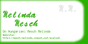 melinda mesch business card